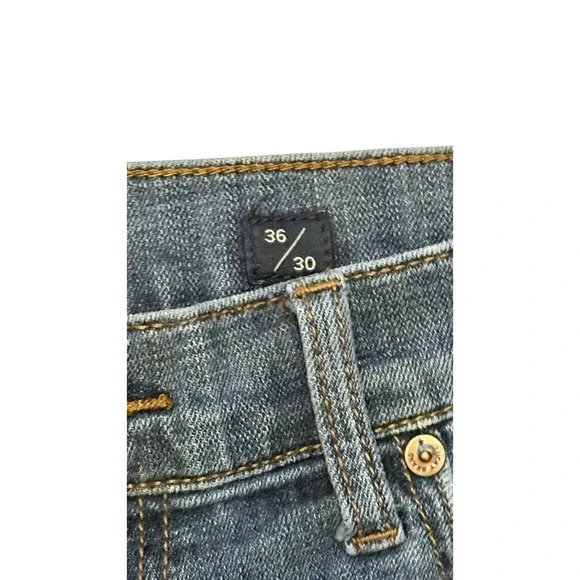 Lucky Brand 221 Straight Jeans Men's 36x30 (36x29) Medium Wash - Picture 3 of 9